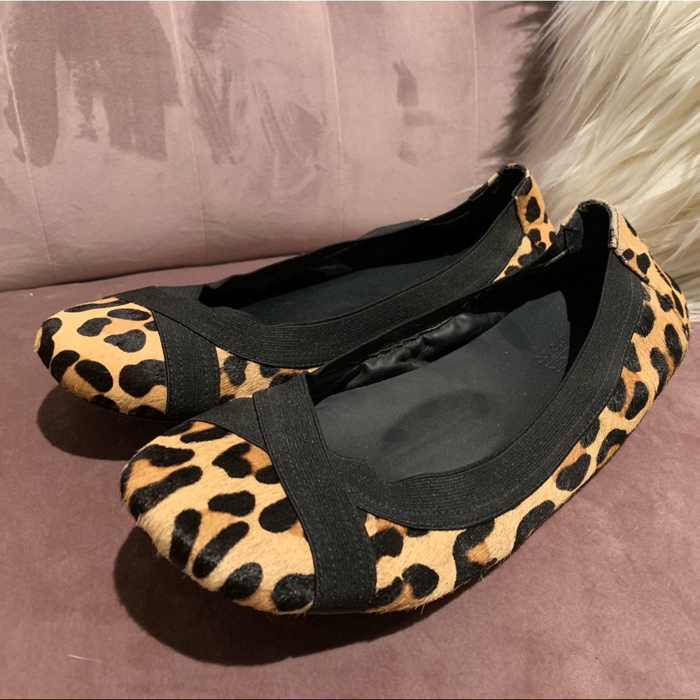 Adam Tucker ME TOO Leopard Ballet Flat Shoes 12